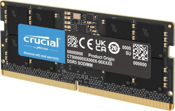 Crucial DDR5 RAM 32GB 5600MHz SODIMM, Laptop Memory, Mini PC