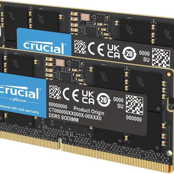 Crucial SO-DIMM DDR5-4800 32GB Kit (2x 16GB) RAM CT2K16G48C40S5