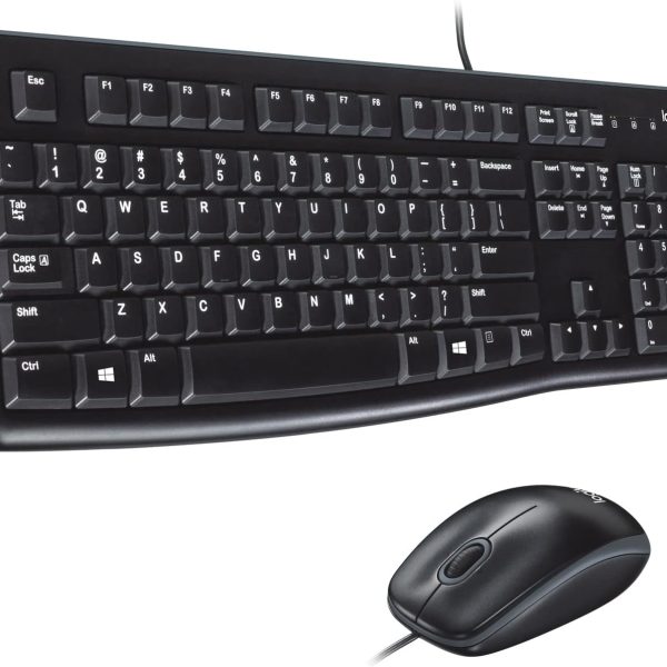 Logitech Wired Combo MK120 black  (US) Keyboard & Mouse 920-002562