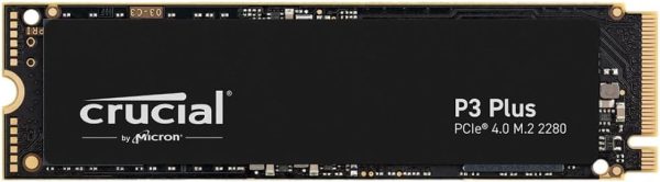 Crucial SSD P3 Plus 4TB NVMe Internal SSD CT4000P3PSSD8