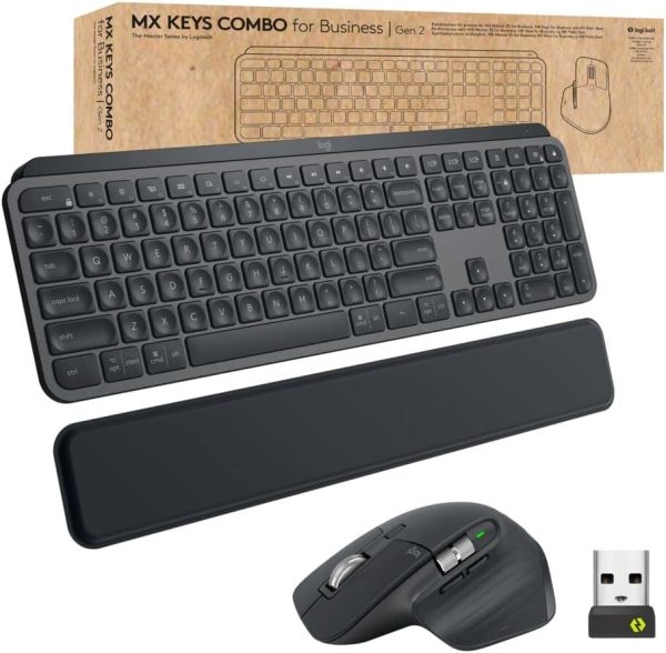 Logitech MX Keys S Wireless Combo black (DE) Keyboard & Mouse 920-011606