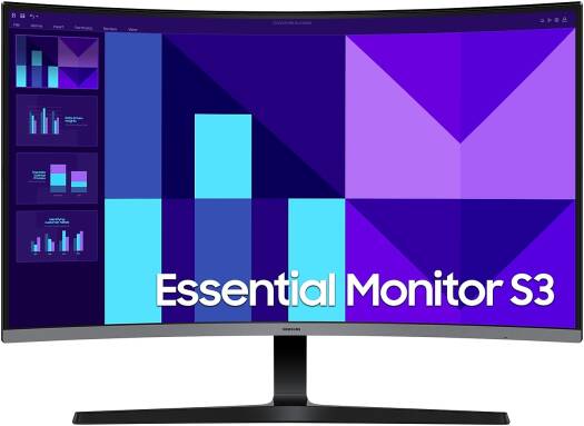 SAMSUNG MAINSTREAM MONITOR S3 32" LS32D392 CURVED,FHD,VA PANEL,100Hz,4MS,EYE SAVER
